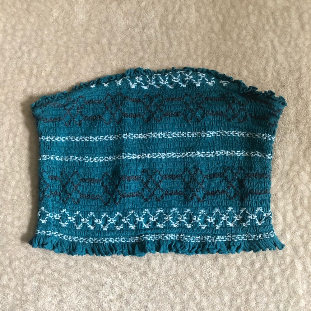 Urban outfitters patterned tube top